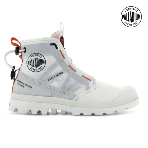 Dámské Boty Palladium Pampa Travel Lite Bílé | CZ IEO-57X